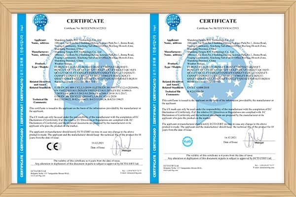 氣象站CE、ROHS